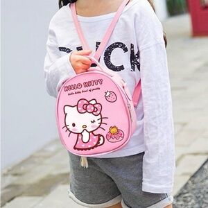 Hello Kitty Girls Fashion Kawaii Handbag mini Backpack Crossbody Bag Pink Sanrio